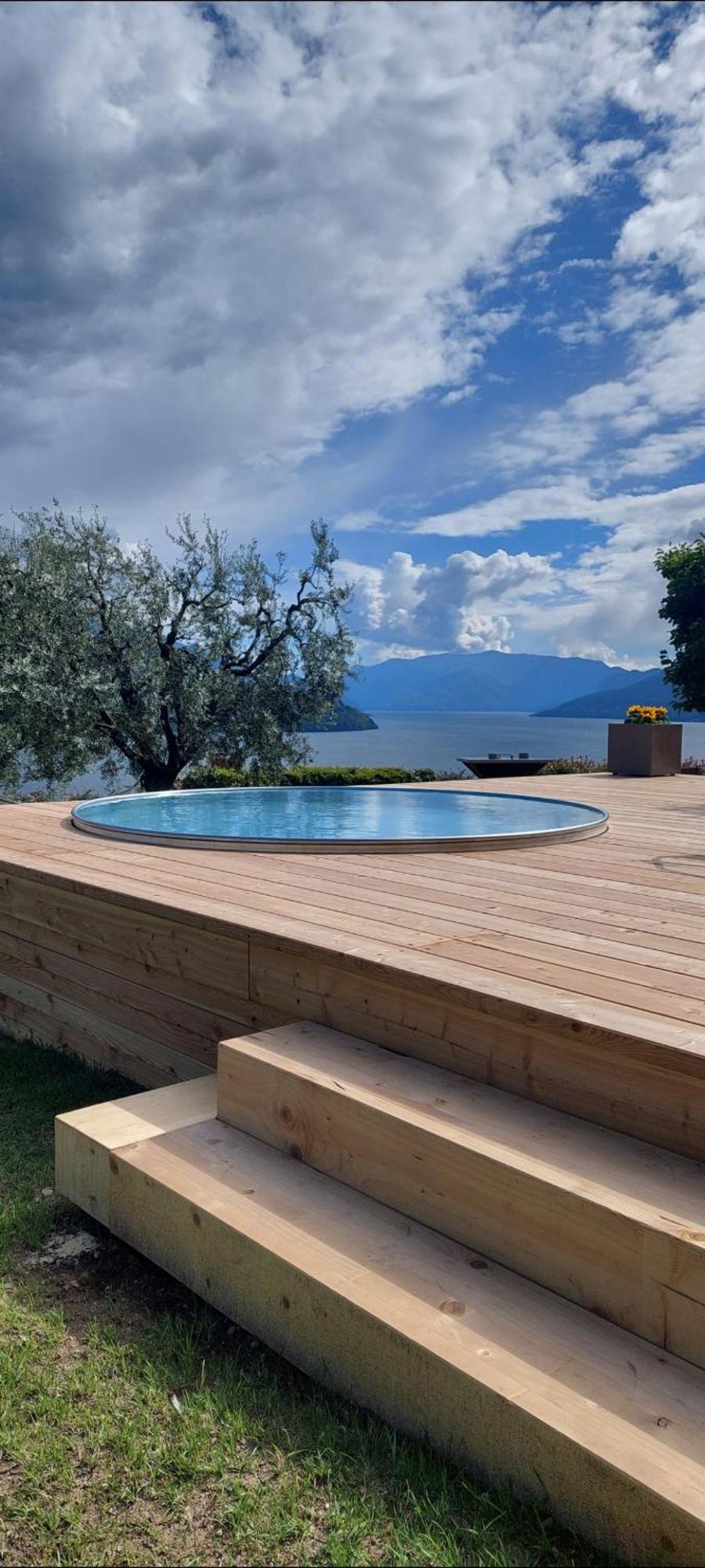 Casa Vacanze Perla Del Lago Domaso Bagian luar foto