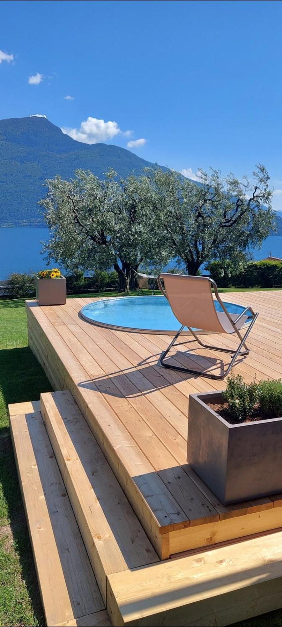 Casa Vacanze Perla Del Lago Domaso Bagian luar foto